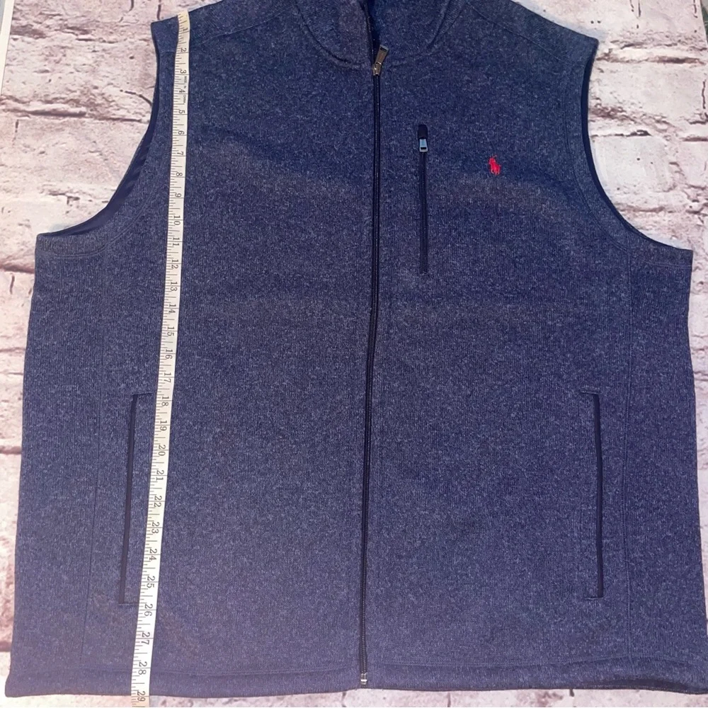 NWT Polo Ralph Lauren Performance Men’s B&T Brushed Fleece Vest - Size 2XB